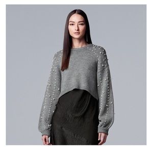 Women’s Simply Vera - Vera Wang Crop Sweater M
